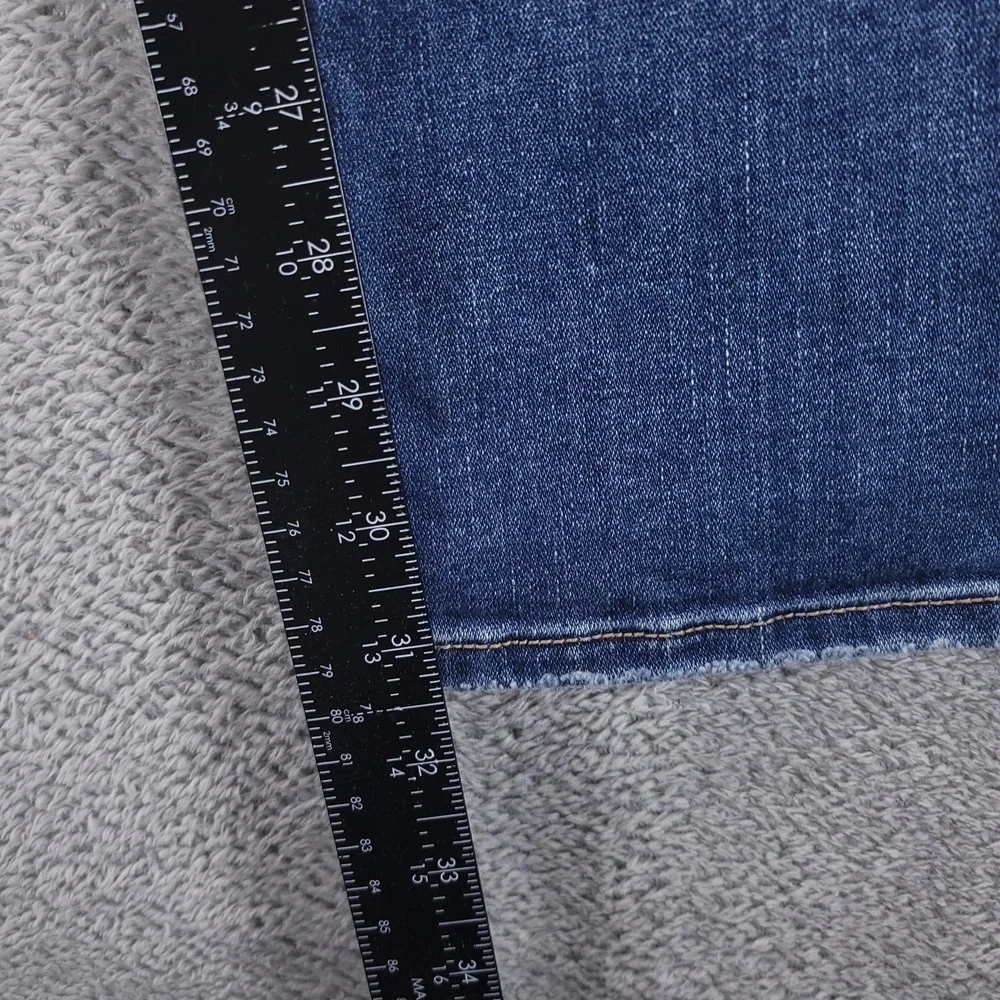 American Eagle‎ Jeans Womens 16 Long Blue Skinny Kick Bootcut Stretch Distressed